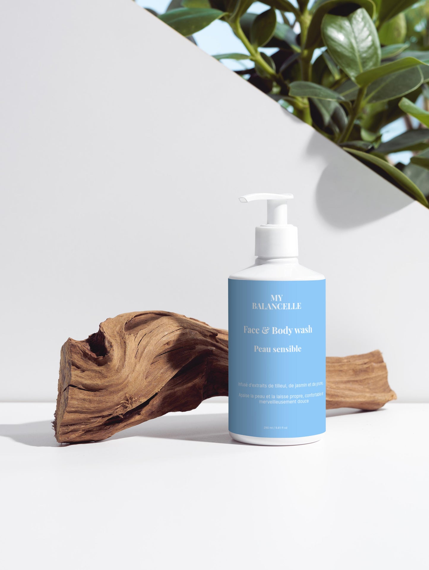 MY FACE & BODY wash, peau sensible