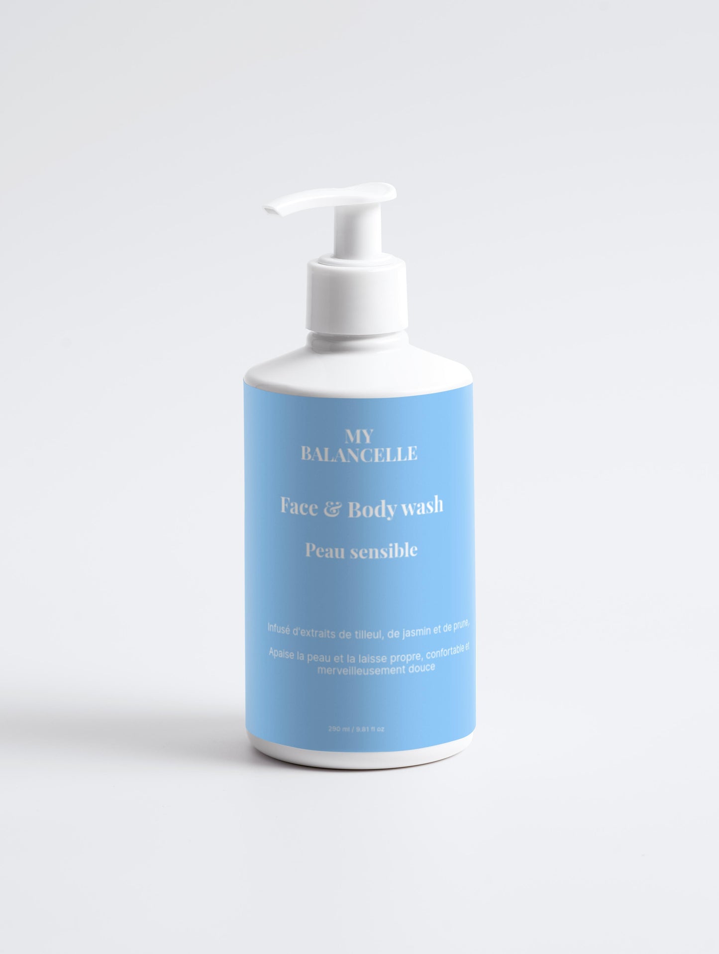 MY FACE & BODY wash, peau sensible